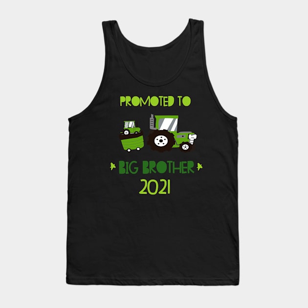 Children's Big Brother Tractor Shirt 2021 Tank Top by alpmedia